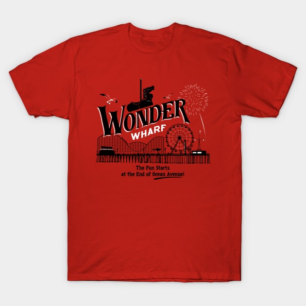 Wonderful Wharf T-Shirt by stevethomasart